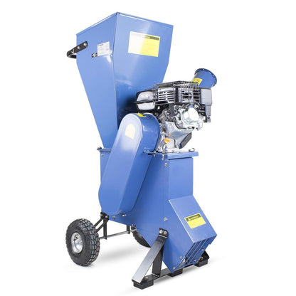 Hyundai HYCH700 Petrol Wood Chipper 208cc 76mm 4-Stroke Garden Shredder Mulcher Garden Shredder Mulcher