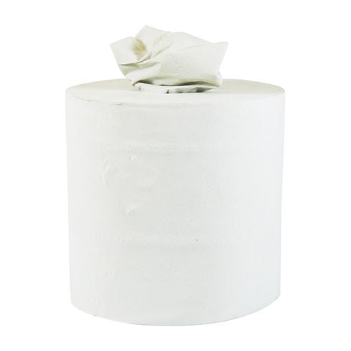 TIMCO Centrefeed Roll White 150m x 175mm White Pack 6