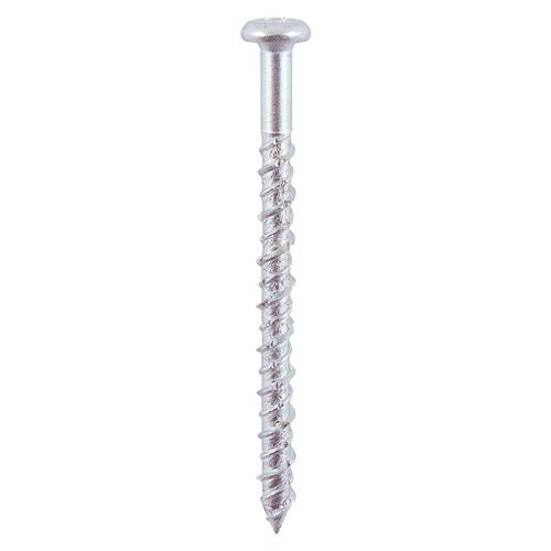 TIMCO Multi-Fix Masonry Screw - PAN 6.0 x 100 Silver Pack 100