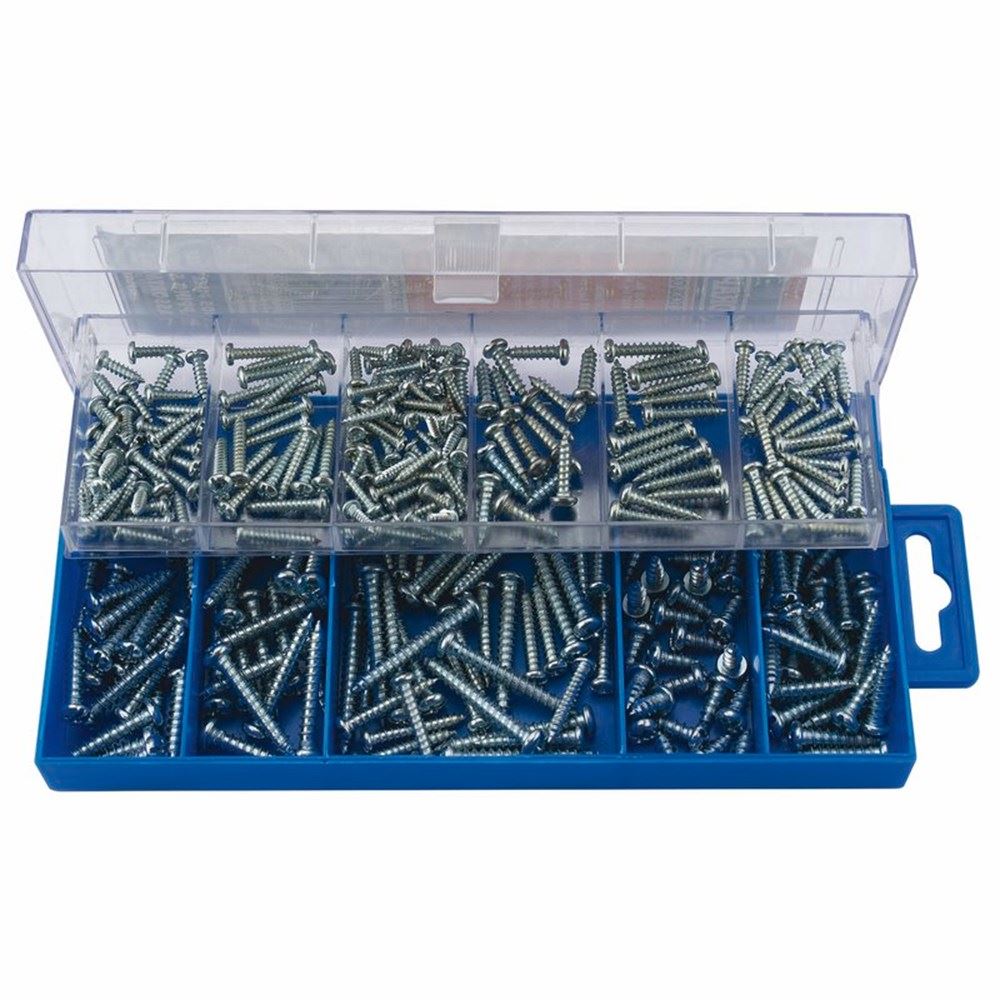 Draper 305PC SELF TAPPING SCREW ASST 61275 Self-Tapping Screw Assortment (305 Piece)