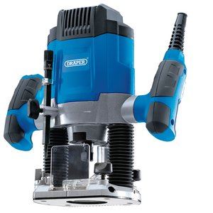Draper 1200W 1/4 8MM ELECTRIC ROUTER 02519 230V Variable Speed Router, 1/4", 1200W