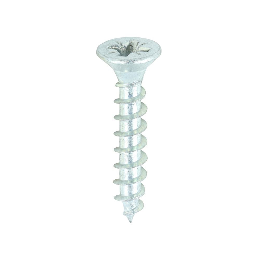 TIMCO Solo Woodscrew PZ2 CSK Zinc 4.5 x 25 Silver Pack 200