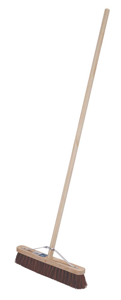 08003 Draper Stiff Bassine Broom, 450mm PBRM/BASE Brushes and Brooms 1,370mm Professional Trade DIY Workshop Garage Use