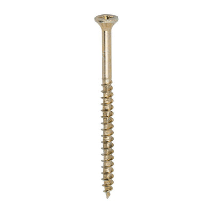 TIMCO Velocity Screw PZ3 CSK ZYP 6.0 x 90 Gold Pack 100
