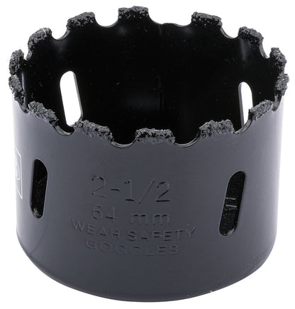 Draper TUNGSTEN CAR.GRITH.SAW 64MM 34951 Tungsten Carbide Grit Hole Saws