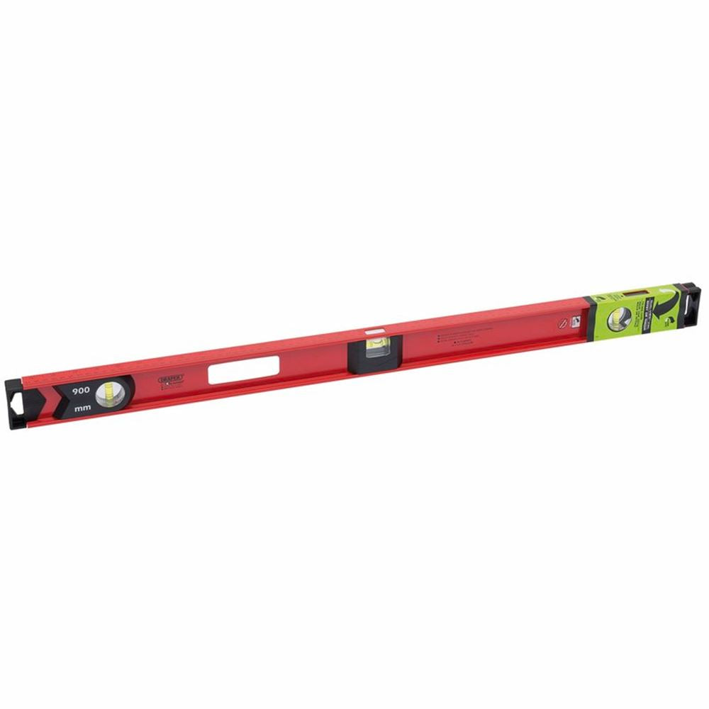 41394 Draper I-Beam Spirit Level, 900mm DL85 Spirit Levels Professional Trade DIY Workshop Garage Use