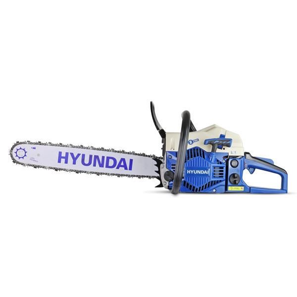 Hyundai HYC6200X Petrol Chainsaw 62cc Easy Start 2-Stroke Garden Saw Tree Log Cutting Garden Saw