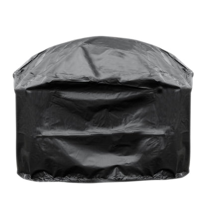 Dellonda DG118 Fire Pit, Fireplace, Outdoor Patio Heater PVC Cover, Water-Resistant, Heavy-Duty | Water Resistant | PVC fire pit cover for outdoor