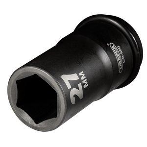 Draper 27MM IMP.DEEP SCKET 3/4DR 71908 3/4" Sq. Dr. Draper Expert HI-TORQÂ® Metric Deep Impact Sockets