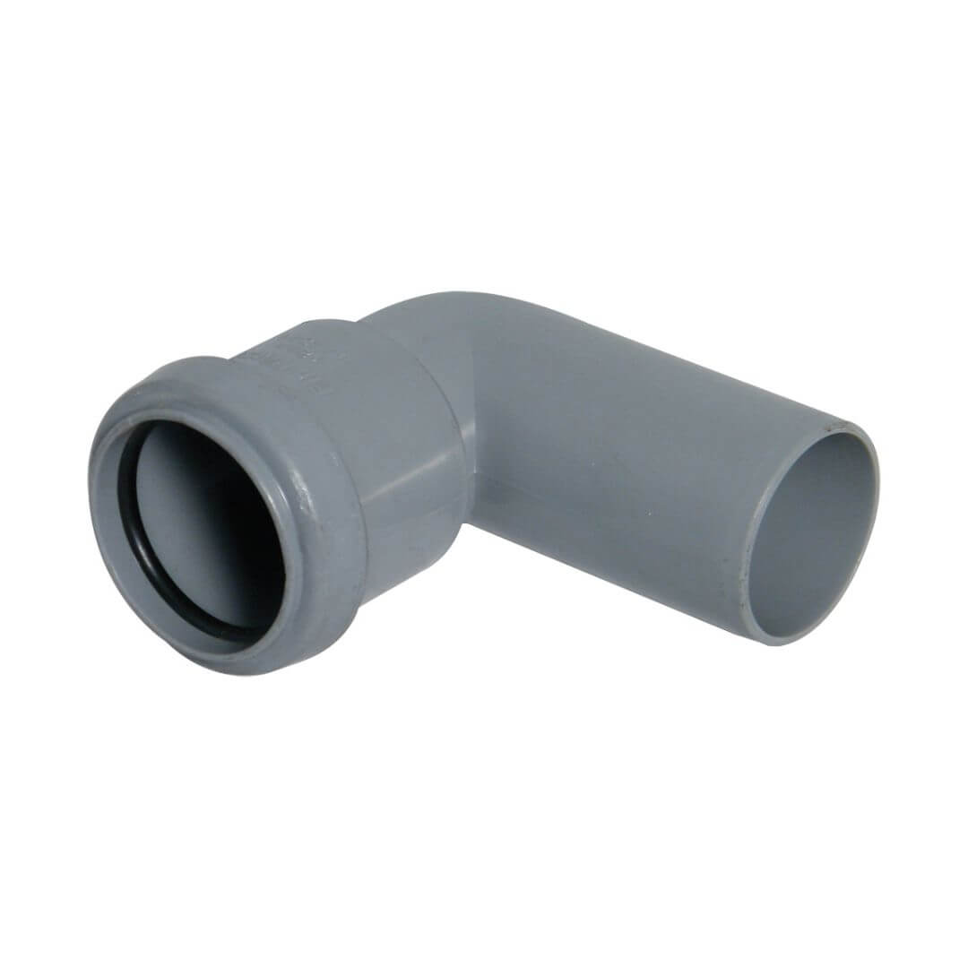 40MM WASTE - 1_" 90 � CONVERSION BEND PUSH FIT GREY