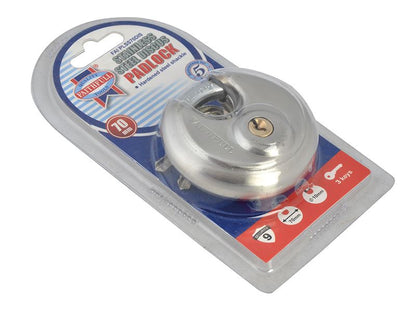 Faithfull FAIPLSS70DIS Stainless Steel Discus Padlock 70mm |