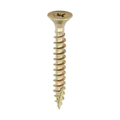 TIMCO Classic Screw PZ2 CSK ZYP 4.5 x 25 Gold Pack 200