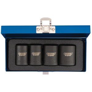 Draper 4PC IMP.WHEEL NUT SOCKET SET 34032 1/2" Sq. Dr. Locking Wheel Nut Set (4 Piece)