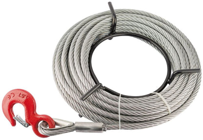71353 Draper Expert Expert Wire Rope with Hook for 71208, 20m YWRP1-31 Towing and Recovery Professional Trade DIY Workshop Garage Use