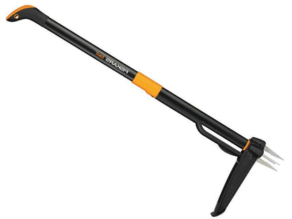 Fiskars Xact Weed Puller 1020126 Long Handle Lawn Weed Remover Tool Root Remover