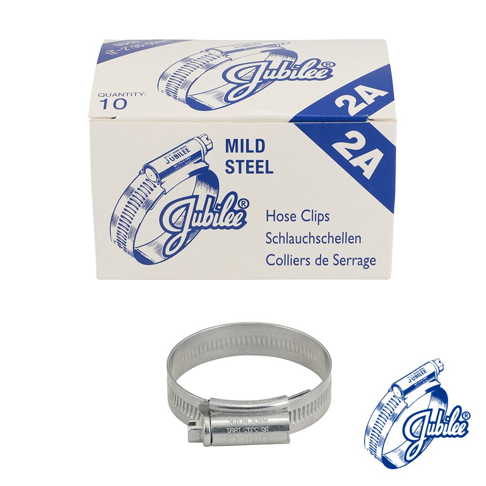 TIMCO Jubilee Clip Mild Steel 35-50mm Pack 10