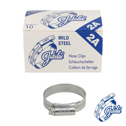 TIMCO Jubilee Clip Mild Steel 35-50mm Pack 10