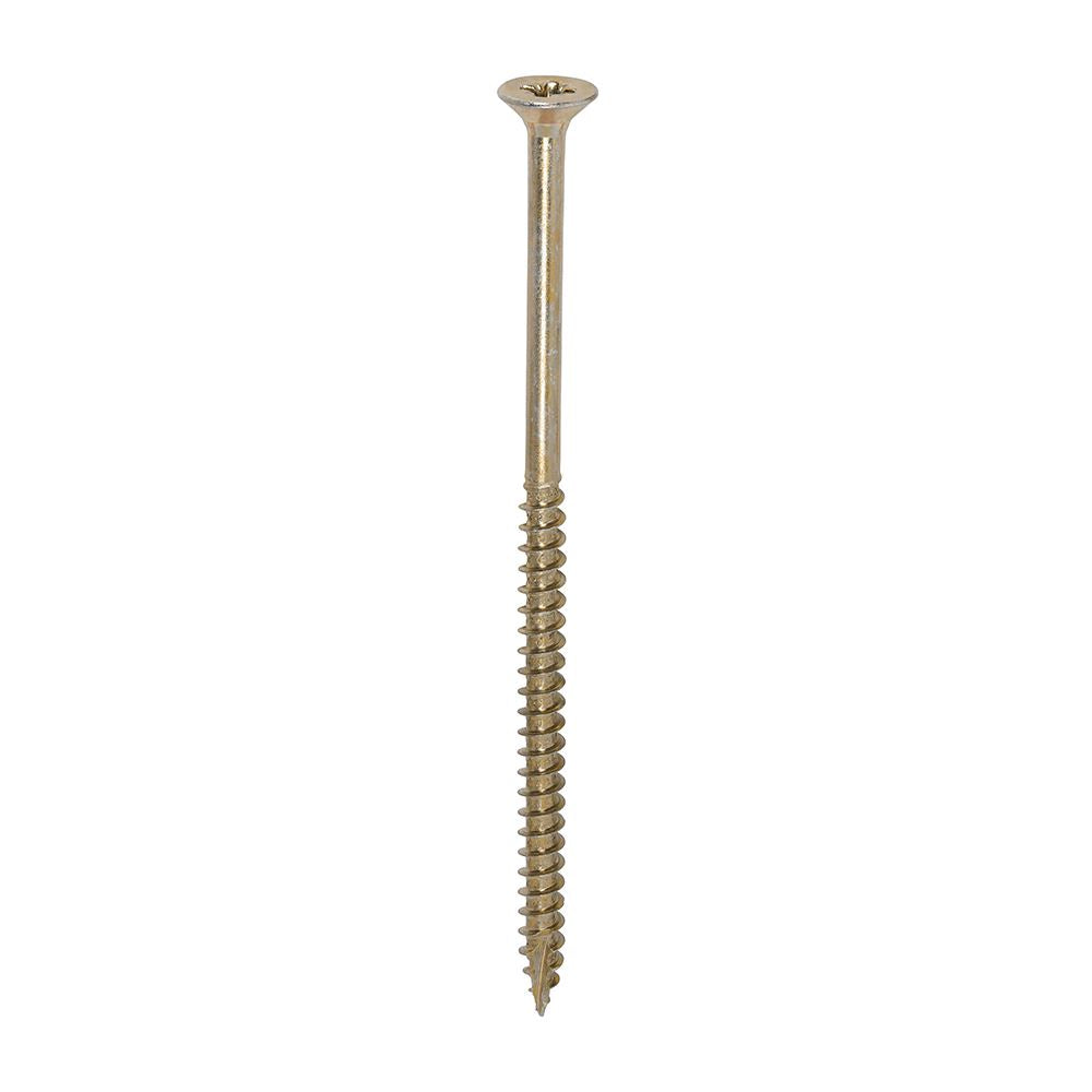 TIMCO Classic Screw PZ3 CSK ZYP 6.0 x 120 Gold Pack 100