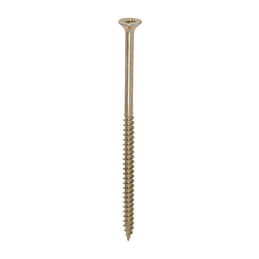 TIMCO Classic Screw PZ3 CSK ZYP 6.0 x 120 Gold Pack 100
