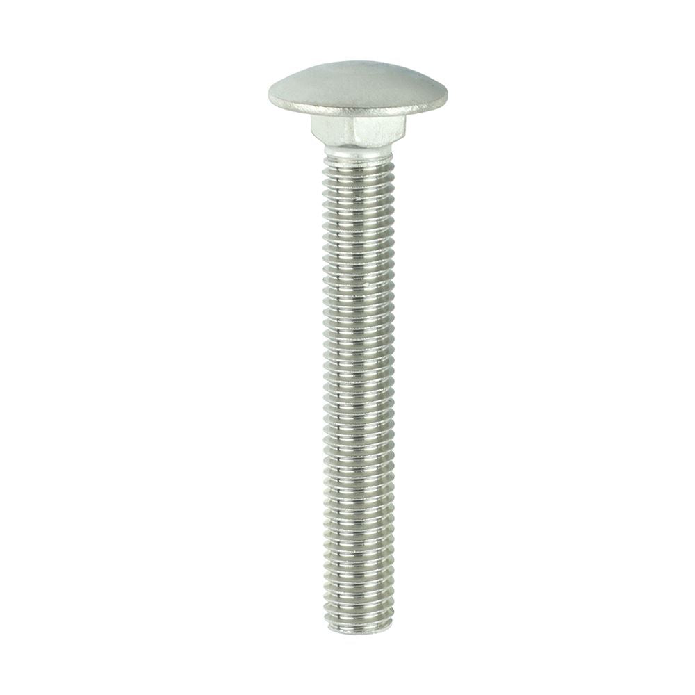TIMCO Carriage Bolt DIN 603 A2 SS M10 x 75 Pack 5