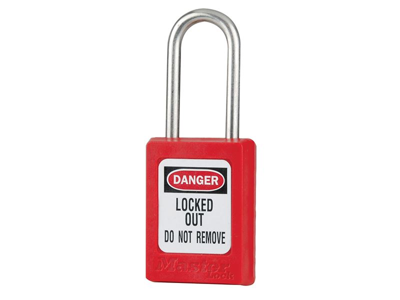 MasterLock S31RED Lockout Padlock � 35mm Body & 4.76mm Stainless Steel Shackle