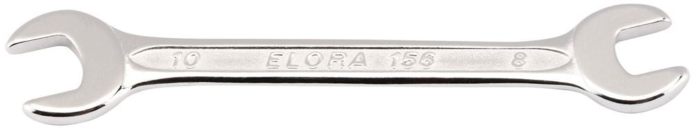 17032 Elora Elora Midget Double Open Ended Spanner, 12 x 13mm 156-12x13 Spanner/Wrench Open Ended Spanners Professional Trade DIY Workshop Garage Us