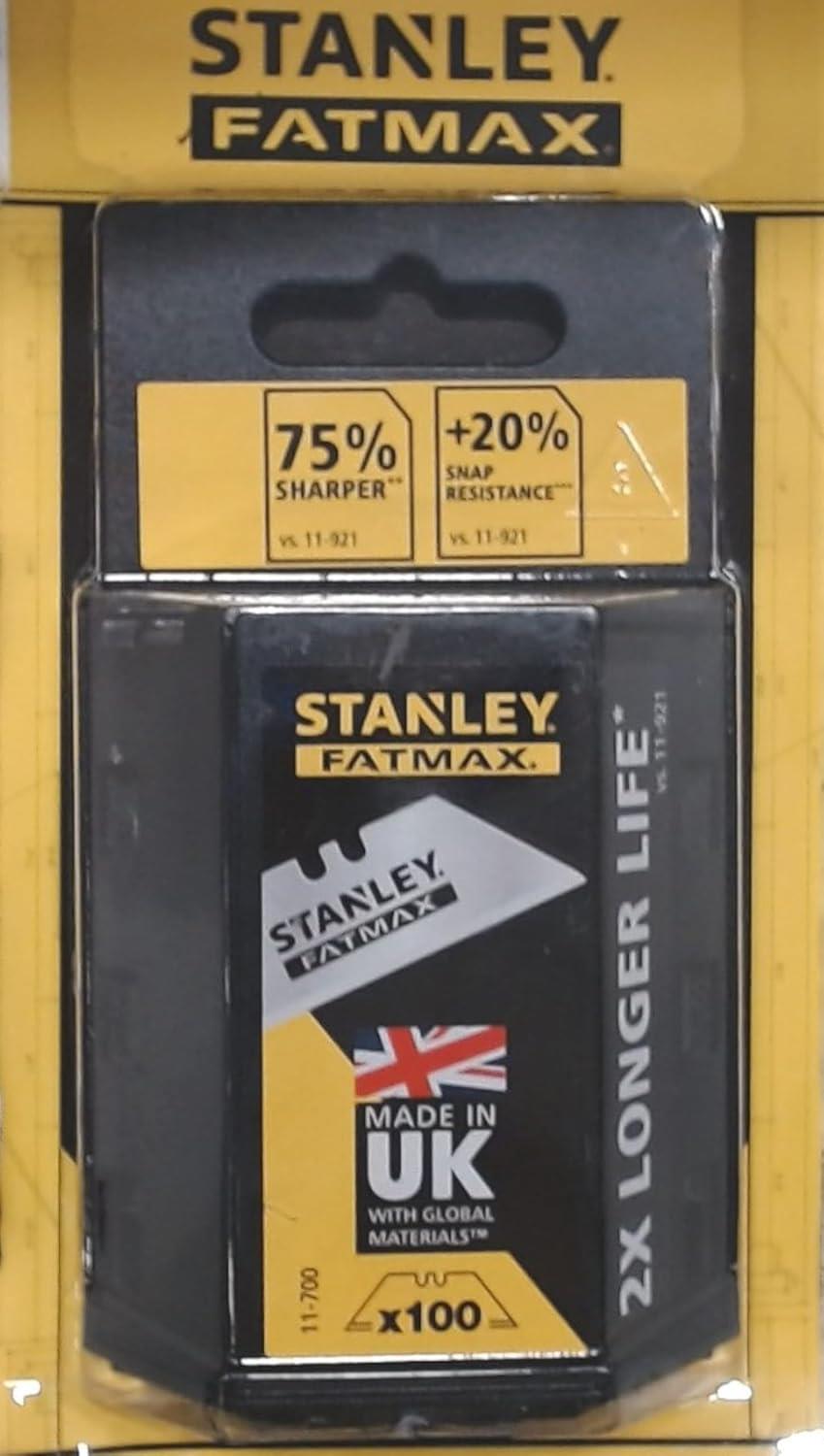STANLEY 1-11-700 FatMax Utility Blades (Dispenser of 100)