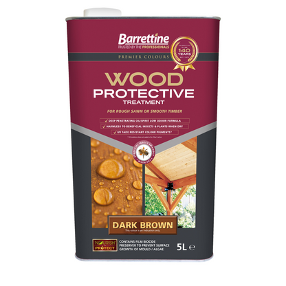 Barrettine Wood Protective Treatment Shed Fence Timber Wood Stain All Colours