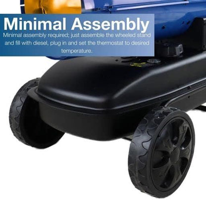 Hyundai HY125DKH Diesel Space Heater 37kW 125,000BTU Workshop Heater Garage Heater