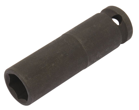 06885 Draper HI-TORQ 6 Point Deep Impact Socket, 3/8 Sq. Dr., 12mm 409D-MM 3/8 Impact Sockets Professional Trade DIY Workshop Garage Use
