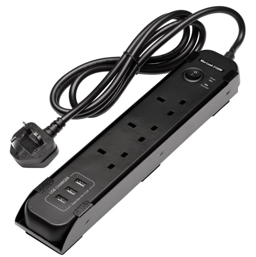 BUNKER  UK Power Strip with Magnetic Holder
