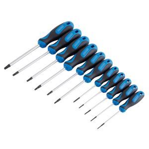 Draper SET OF T/PROOF TX STAR DRIVERS 34253 34253 TX-STARÂ® and TX-STARÂ® Security Soft Grip Screwdriver Set (11 Piece)