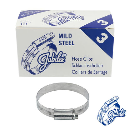 TIMCO Jubilee Clip Mild Steel 55-70mm Pack 10