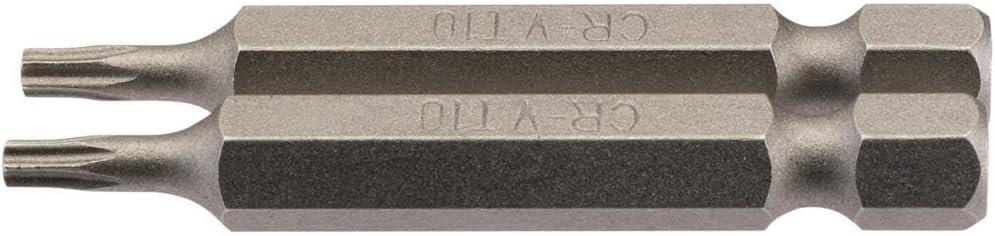 Draper 2PC 50MM T10 S/D BIT 66486 1/4" hex. Draper TX-STARÂ® E Shank Insert Bits