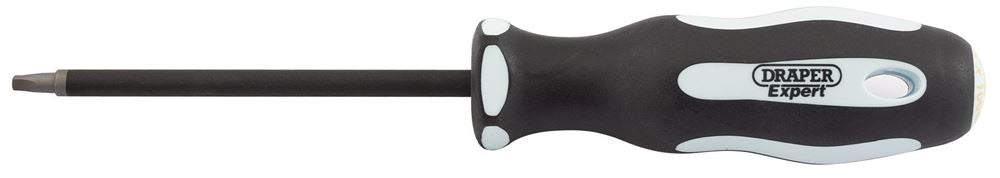 Draper SQUARE RECESS DRIVER S2 X100MM 35157 Soft Grip Square Recess Security Screwdrivers