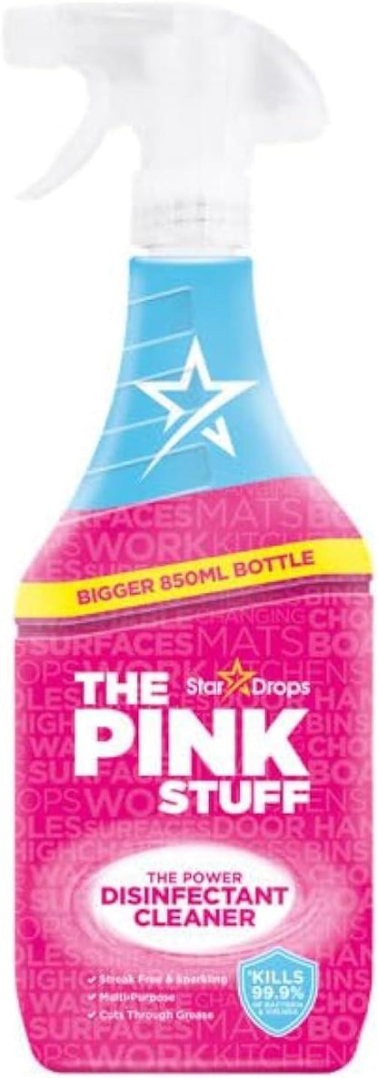 Pink Stuff Disinfectant Trigger Spray 850ml Multi Surface Cleaner Spray