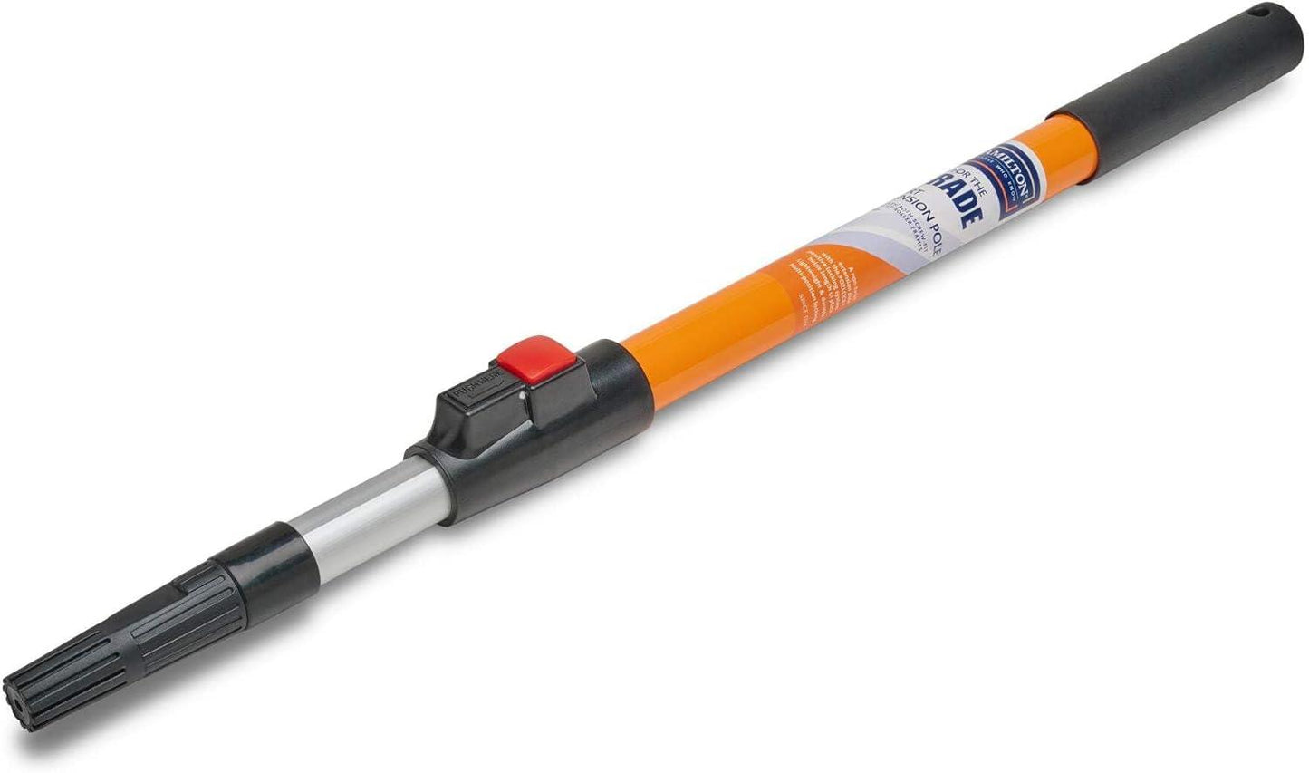 For The Trade POZLOCK Short Paint Roller Extension Pole 640-900mm for Walls Ceilings and Decorating Work