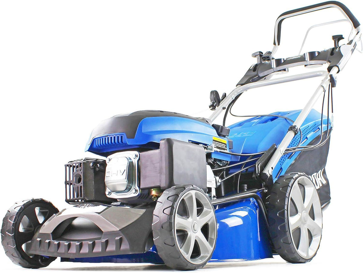 Hyundai HYM460SPE Petrol Lawn Mower 139cc 18"/46cm Electric Start Self Propelled Garden Mower Garden Grass Cutting