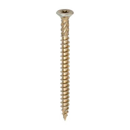 TIMCO C2 Clamp-Fix TX40 CSK ZYP 8.0 x 100 Gold Pack 100