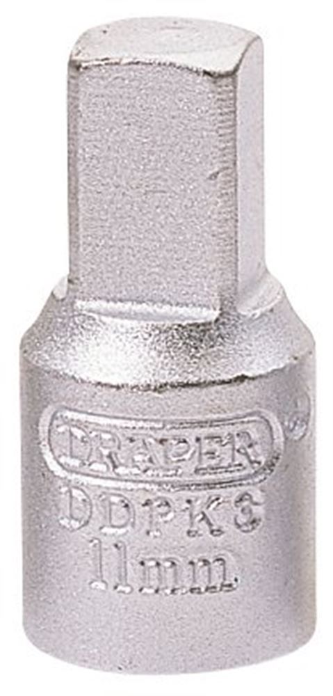 Draper DRAIN PLUG KEY 11MM SQUARE 38322 11mm Square 3/8" Sq. Dr. Drain Plug Key
