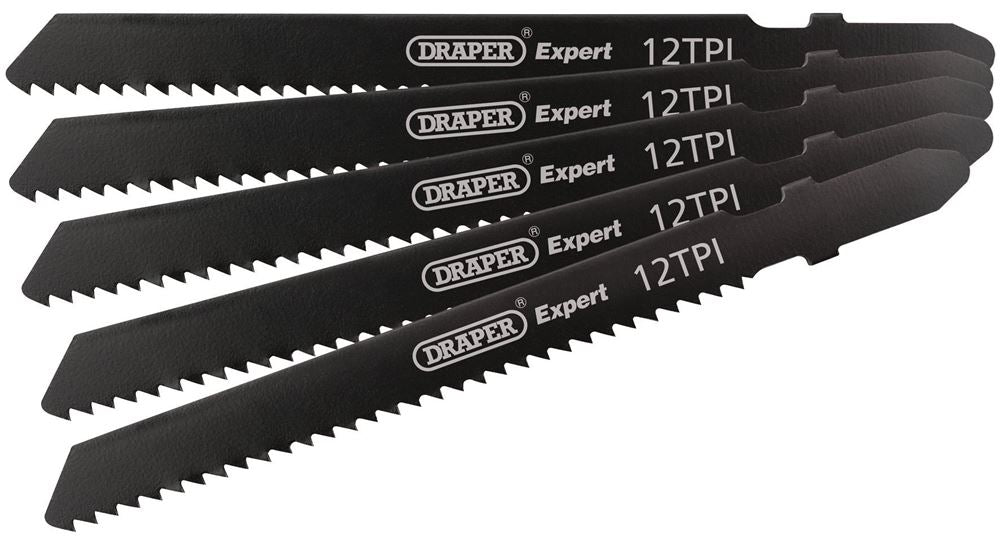 DRAPER 81722 - DT119B 92mm Jigsaw Blade Set (5 Piece)