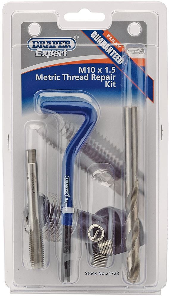 Draper M10X1.5 THREAD REPAIR KIT 21723 Metric Thread Repair Kits