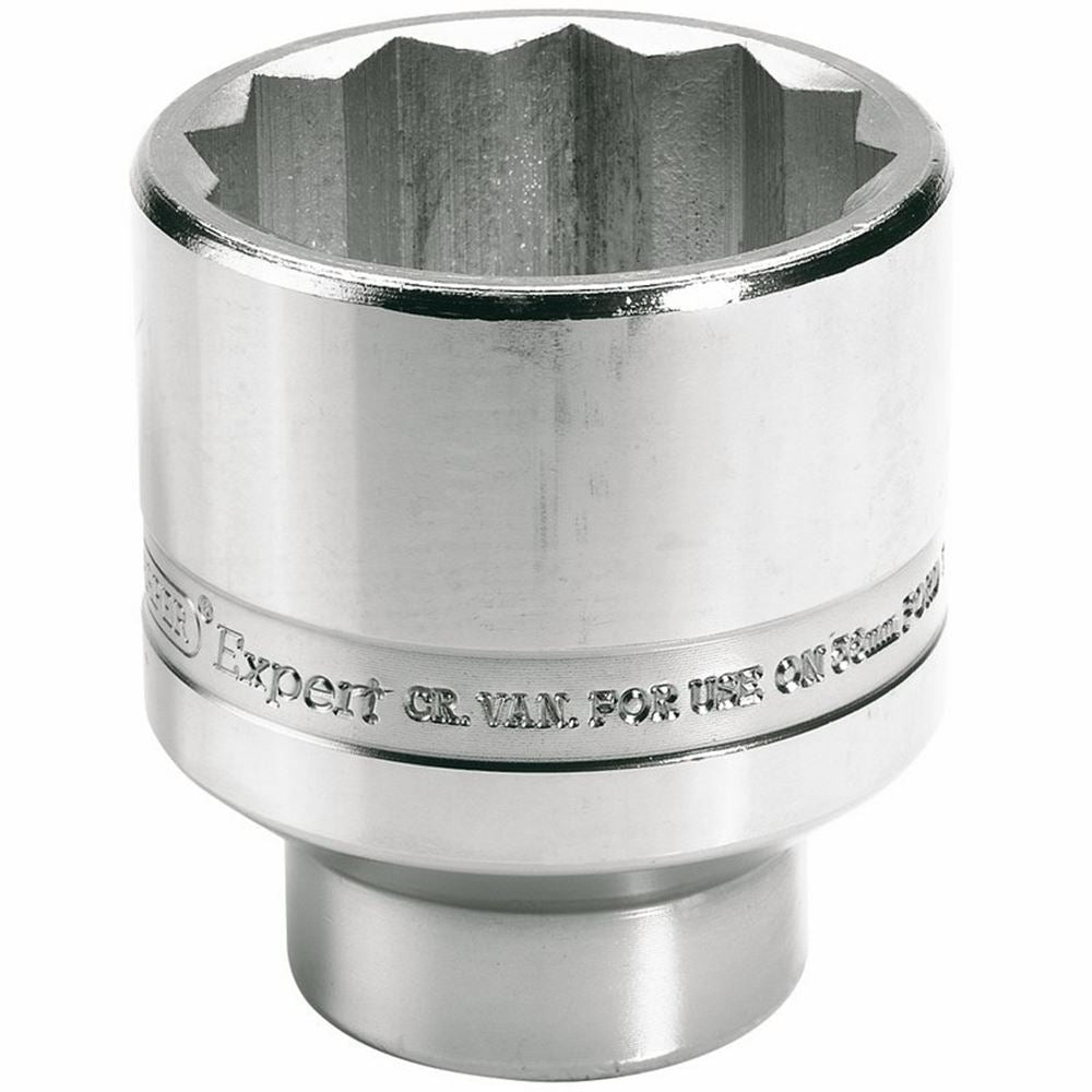 Draper 65MM HUB NUT SOCKET 12POINT 39049 Hub Nut Socket, 3/4" Sq. Dr., 65mm