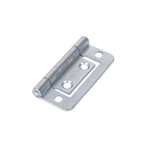 TIMCO Flush Hinge Zinc 50 x 38.5 Silver Pack 2