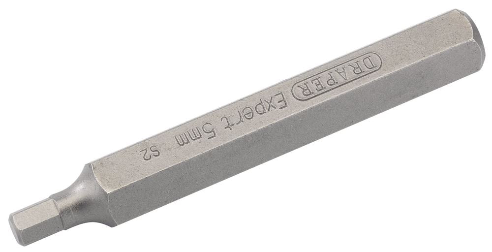 Draper 5MM HEX BIT 10MM HEX X 75MM 33333 Spare 10mm Hex. Insert Bits For Mechanic's Bit Sets