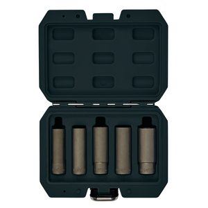 12423 Draper Wheel Nut Double Socket Set, 3/8 Sq. Dr. (5 Piece) LWN/DS5 Wheel Nut Sockets Professional Trade DIY Workshop Garage Use