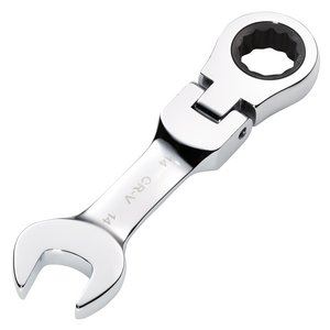 Draper 14MM STUBBY FLEX RACT. SPANNER 27970 27970 HI-TORQÂ® Metric Stubby Flexible Head Ratchet Combination Spanner