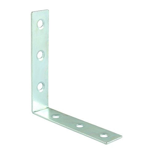 TIMCO Corner Brace - BZP 50 x 50 x 16 Silver Pack 50