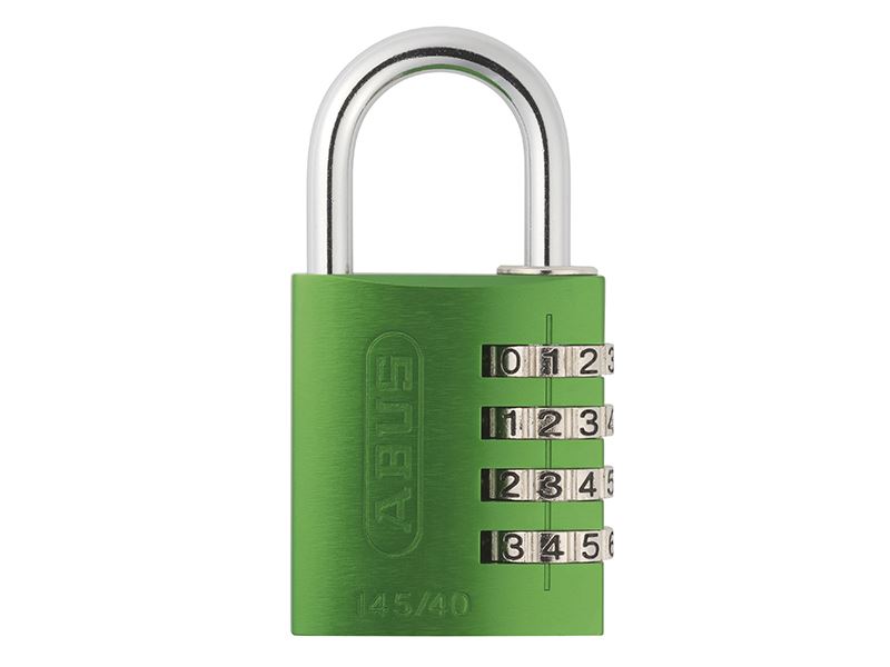 ABUS 49531 145/40 40mm Aluminium Combination Padlock Green 49531