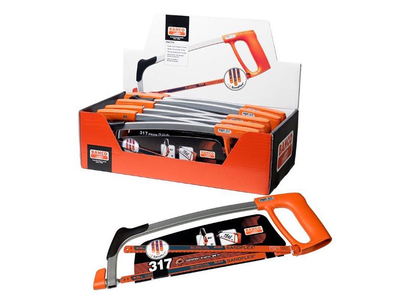Bahco 317-10P-DISP-PROM 317-10P-DISP-PROM Hacksaw Frame & Blade Display of 10